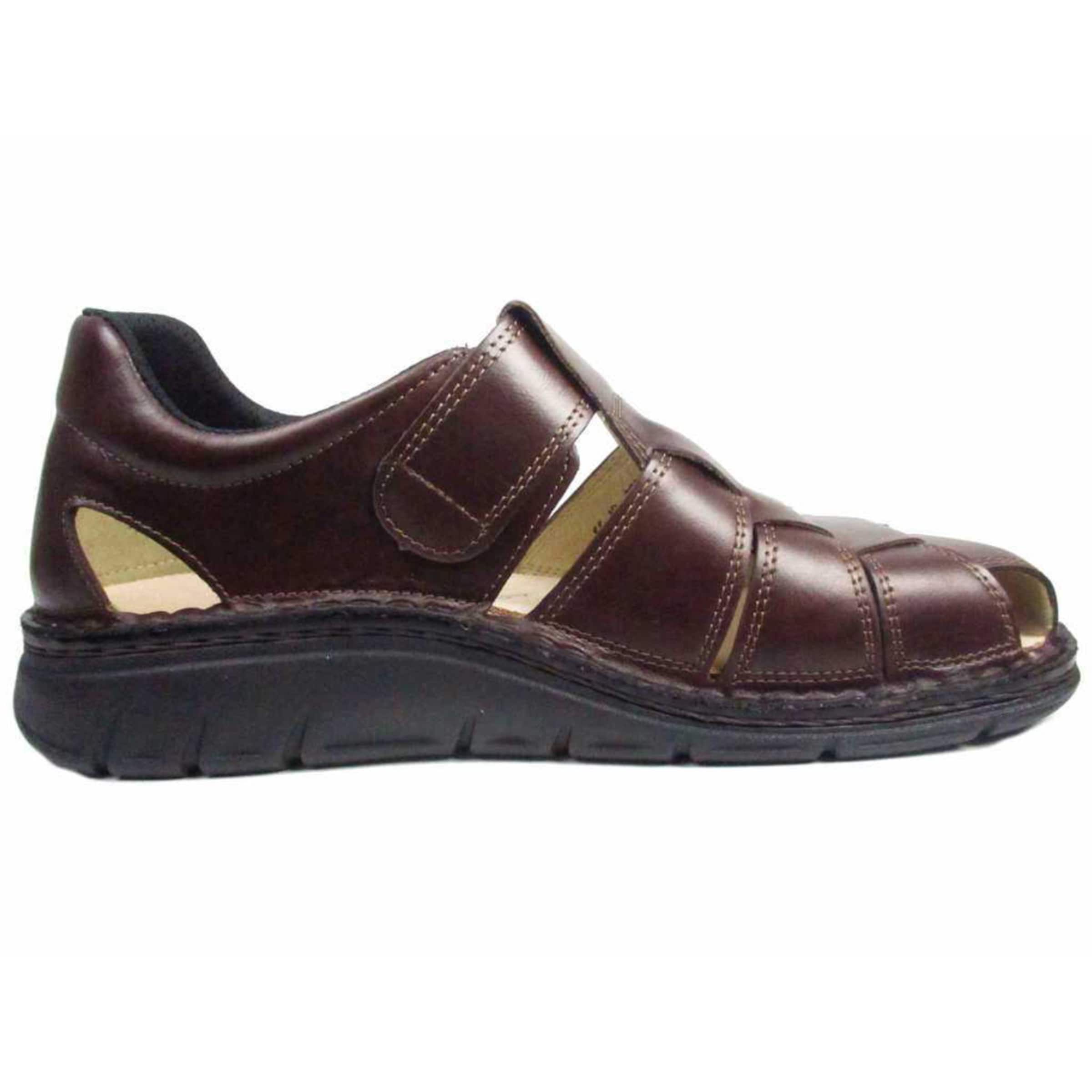 Männer Offene Schuhe Finn Comfort Sandale in Cognac - HY53461