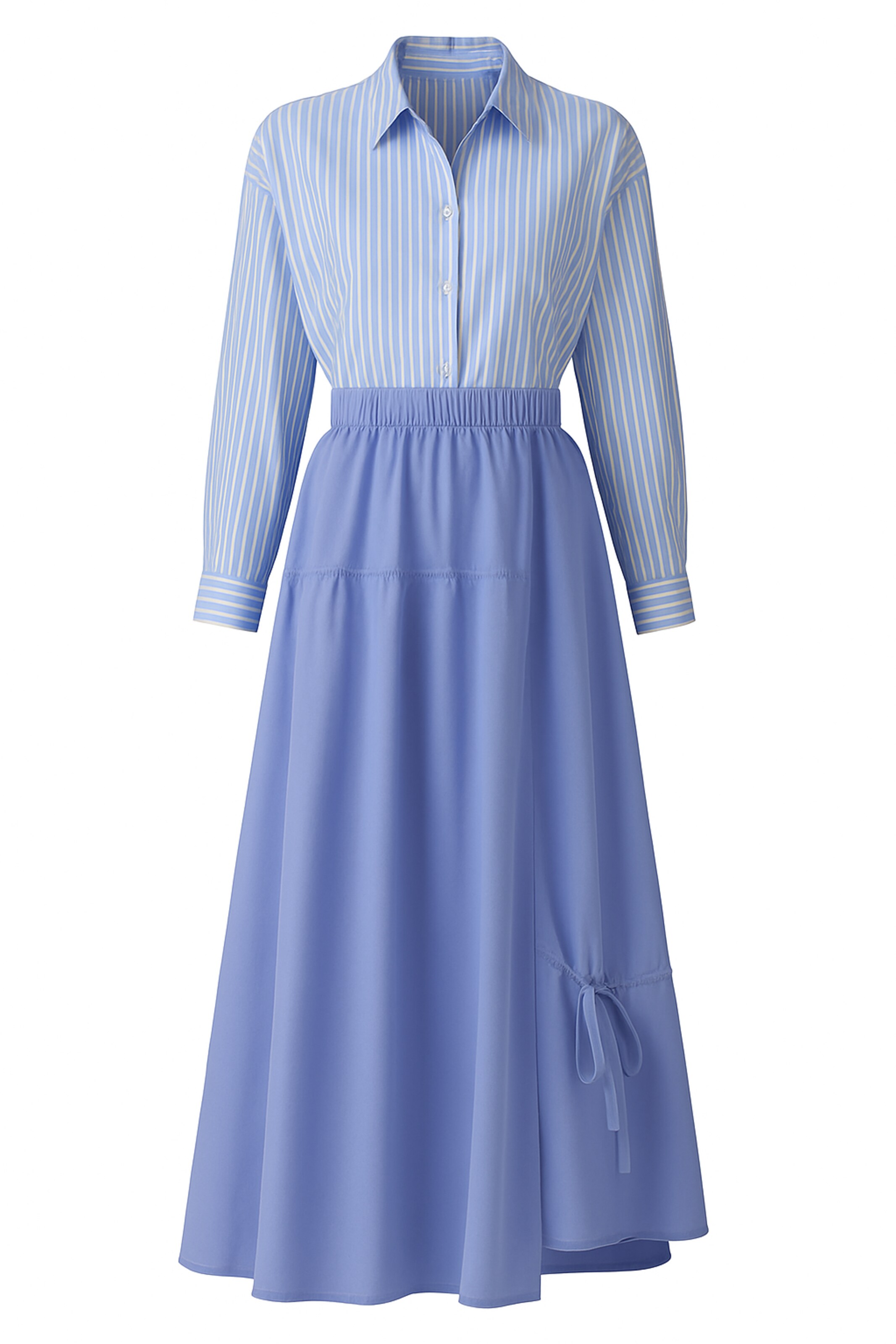 Touche Prive Rok in de kleur Blauw, Productweergave