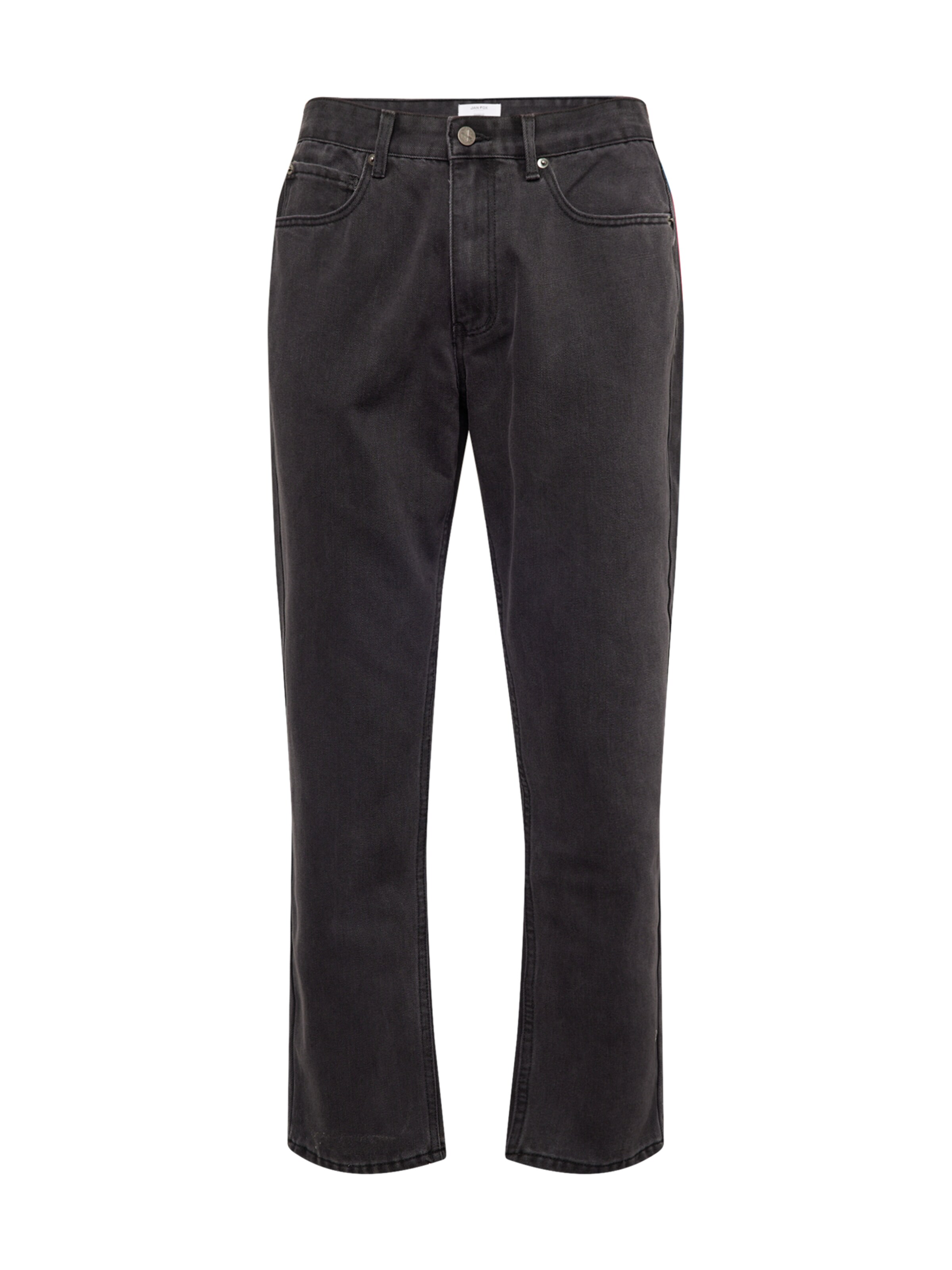 DAN FOX APPAREL Štandardný strih Džínsy 'Jano' - Čierna: predná strana