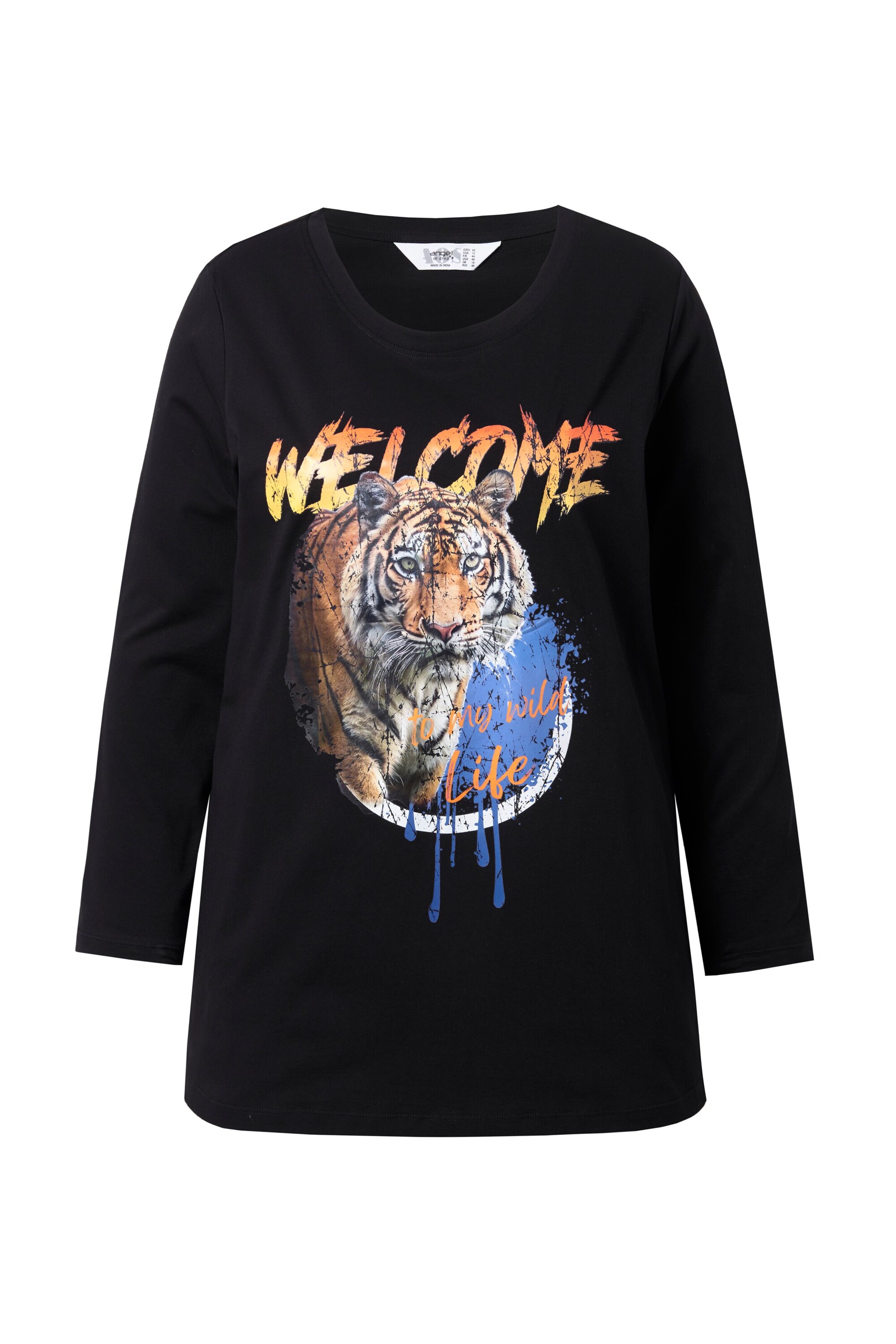 Angel of Style Shirt in Zwart: voorkant