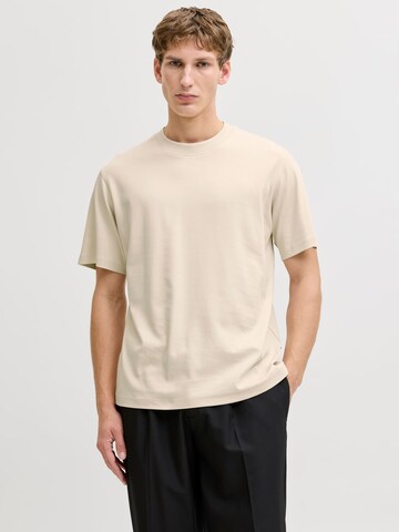 JACK & JONES - Camiseta en beige: frente