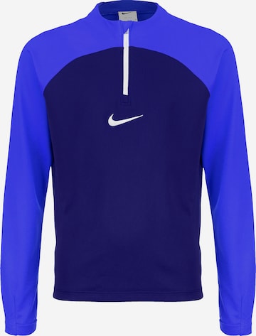 NIKE Performance Shirt ' Academy Pro Drill ' in Blue: front