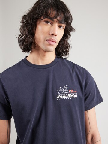 NAPAPIJRI Shirt 'COLVILLE' in Blauw