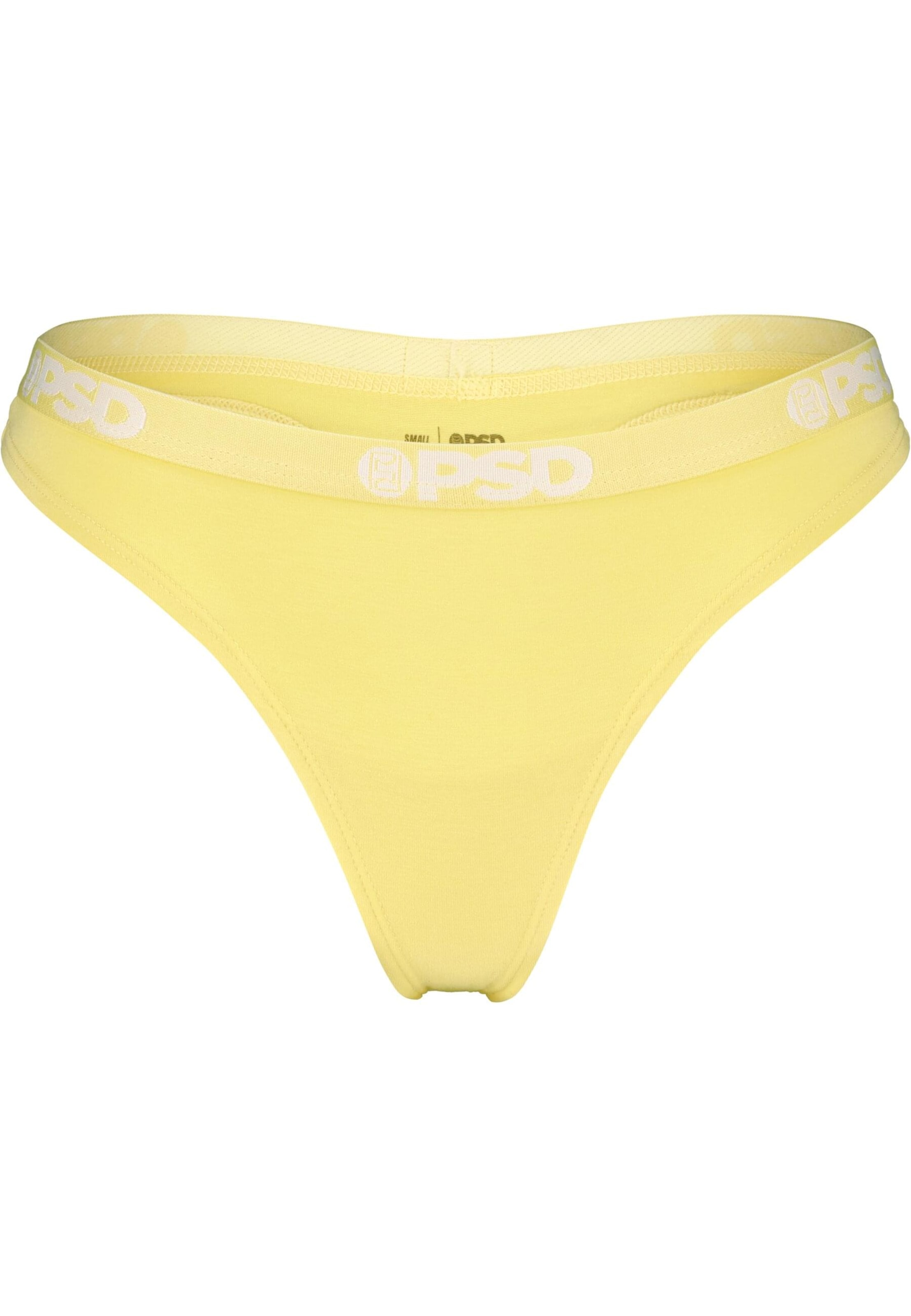 PSD String in Gelb: Vorderseite