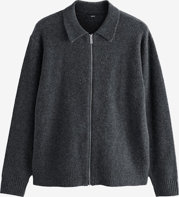 Next Neuletakki värissä harmaa: etupuoli