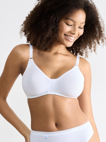 SLOGGI T-shirt Bra ' Basic+ ' in White: front
