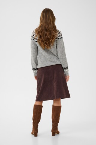 Cream Sweater in Grey