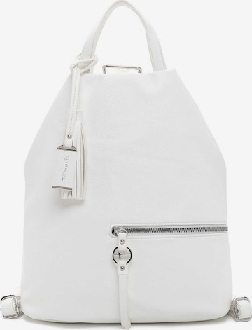 TAMARIS Backpack 'Nele' in White: front