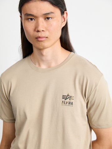 ALPHA INDUSTRIES Tričko - Béžová