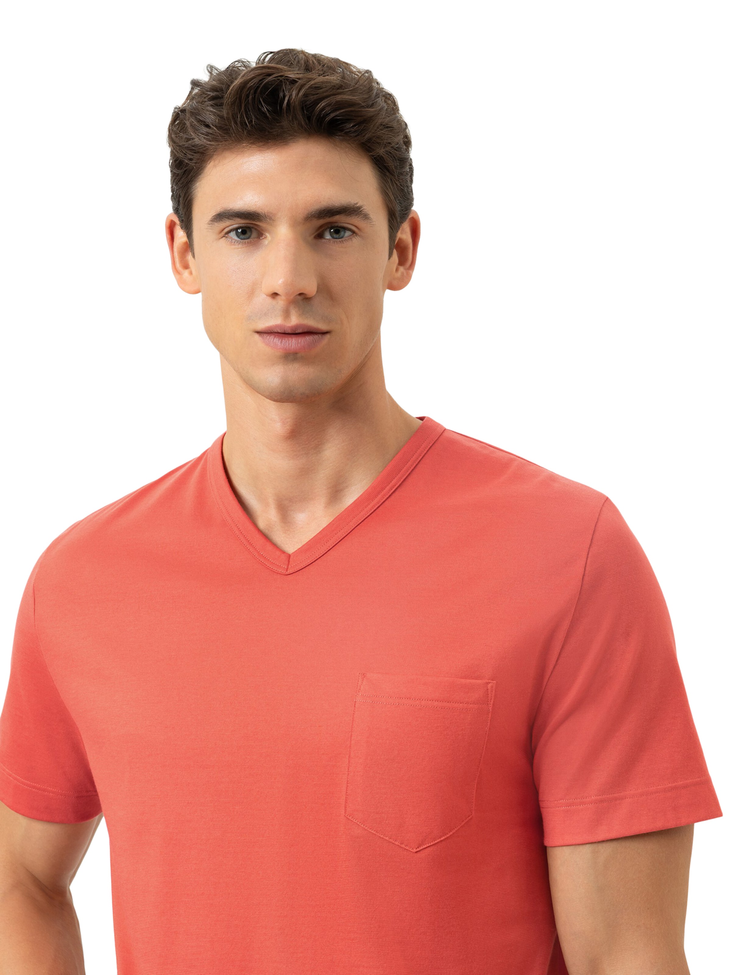 Mey Pyjama 'Tie Geo' in Orange