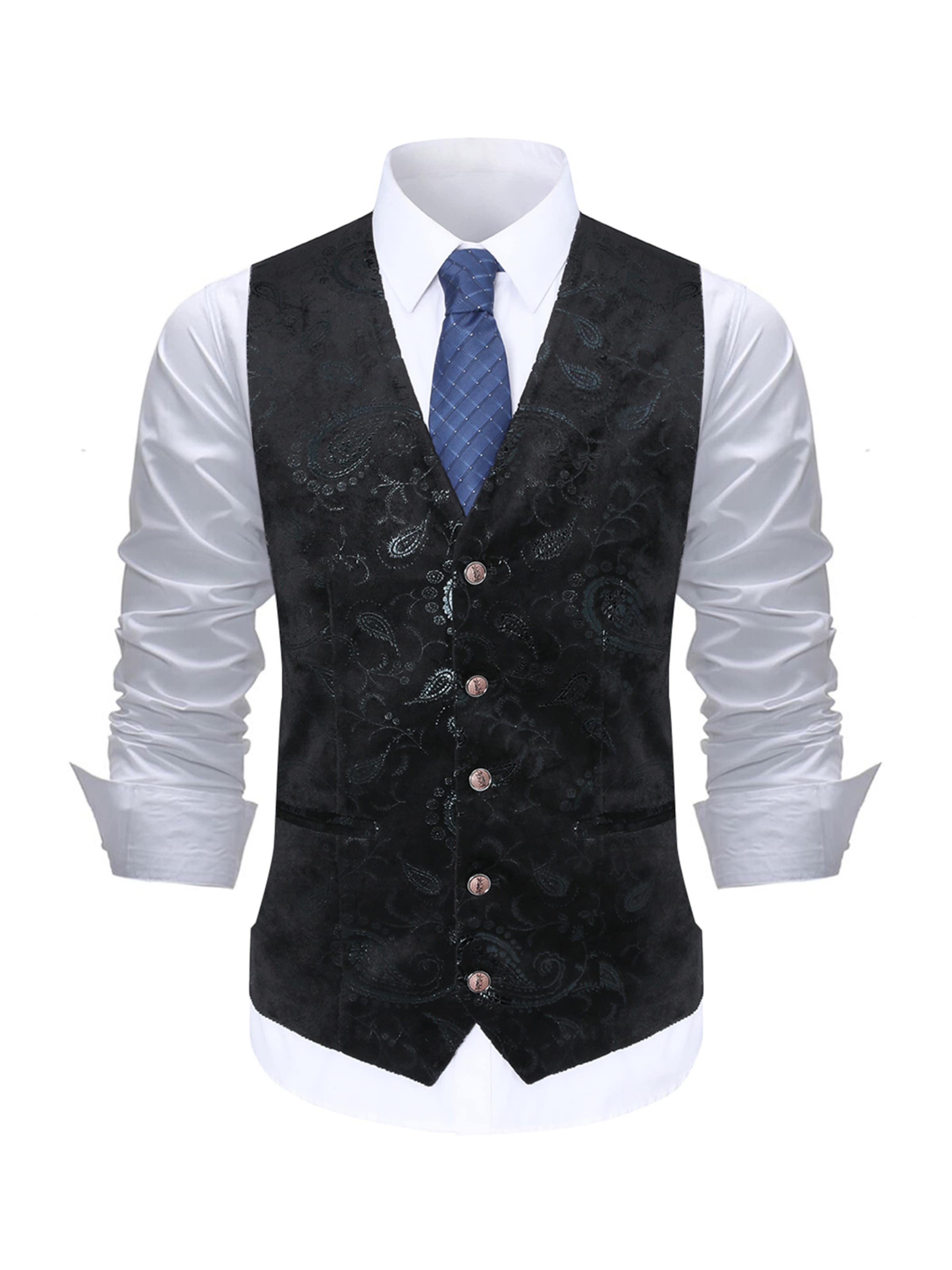 Youthup Vest in Black: front