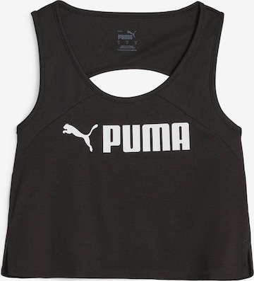 PUMA Sport top - fekete: elől