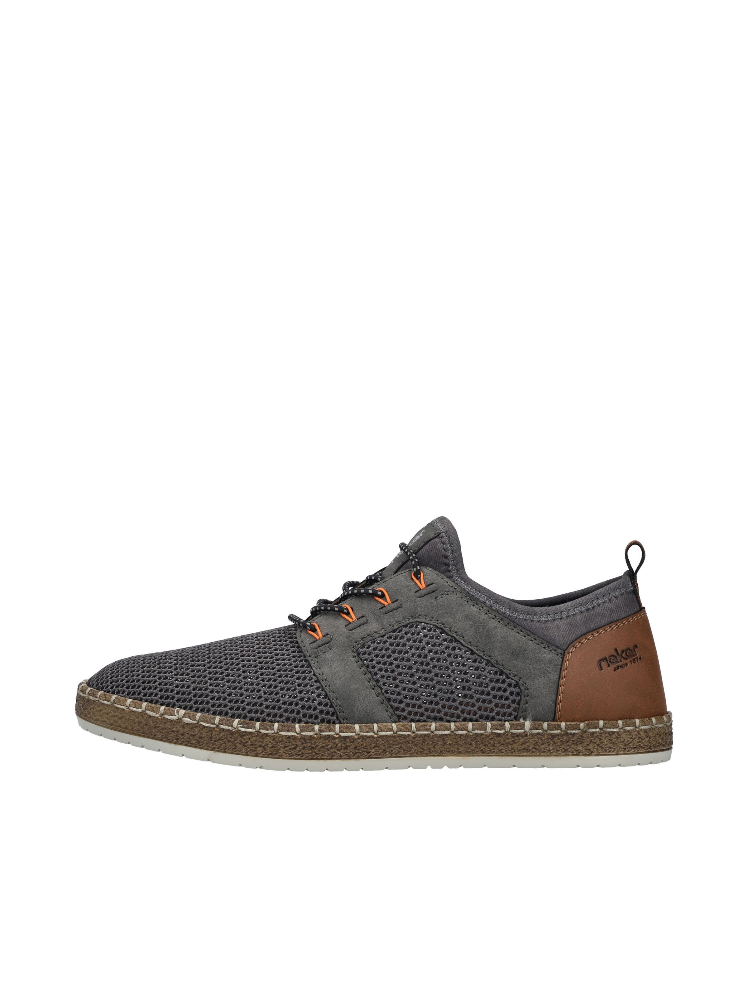 Rieker Sportlicher Schnürschuh in Grau
