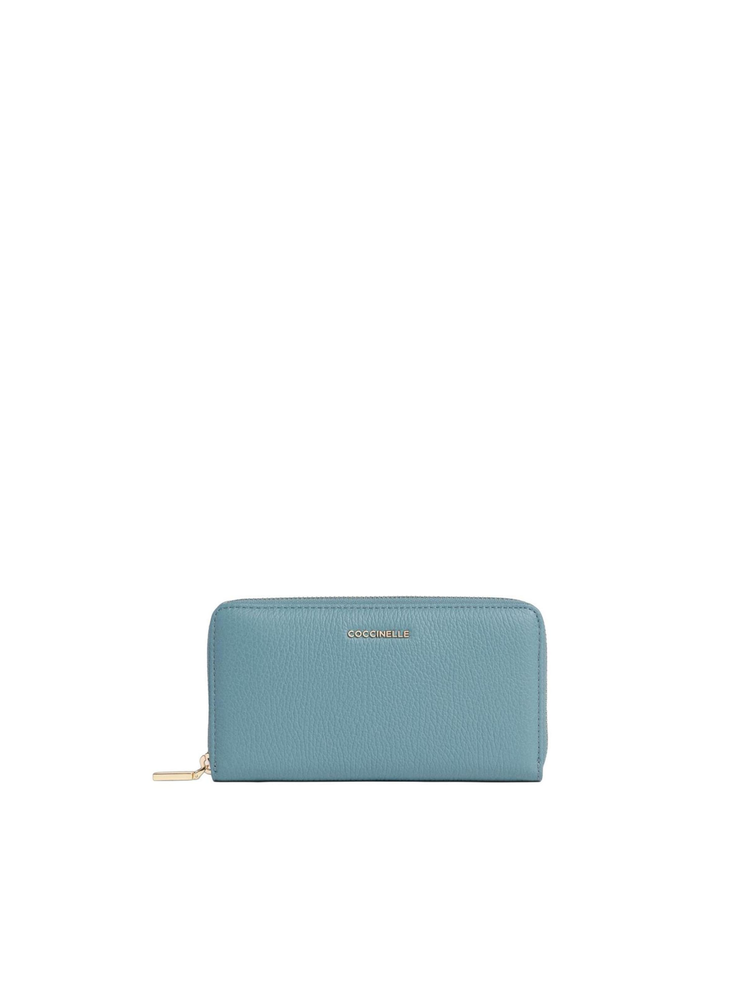 Portamonete 'COCCINELLE METALLIC 9' di Coccinelle in blu: frontale
