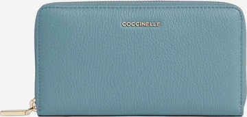 Coccinelle Wallet 'COCCINELLE METALLIC 9' in Blue: front