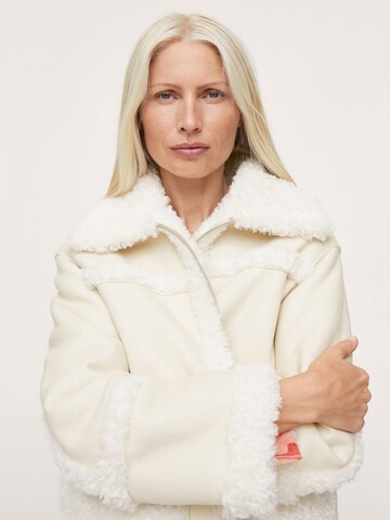 MANGO Winter Coat 'Caribe' in White