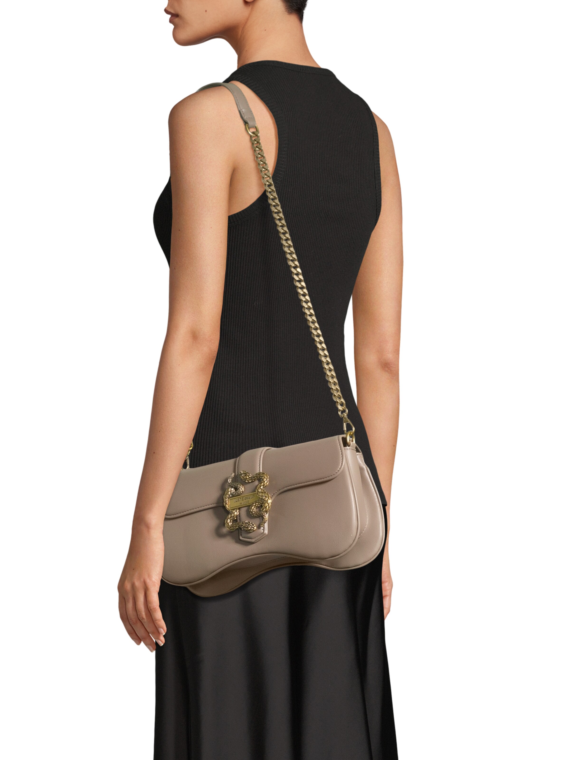 Just Cavalli Torba za čez ramo '79RA4BA1' | siva barva