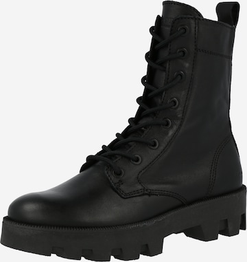 Marc O'Polo Lace-Up Ankle Boots in Black: front
