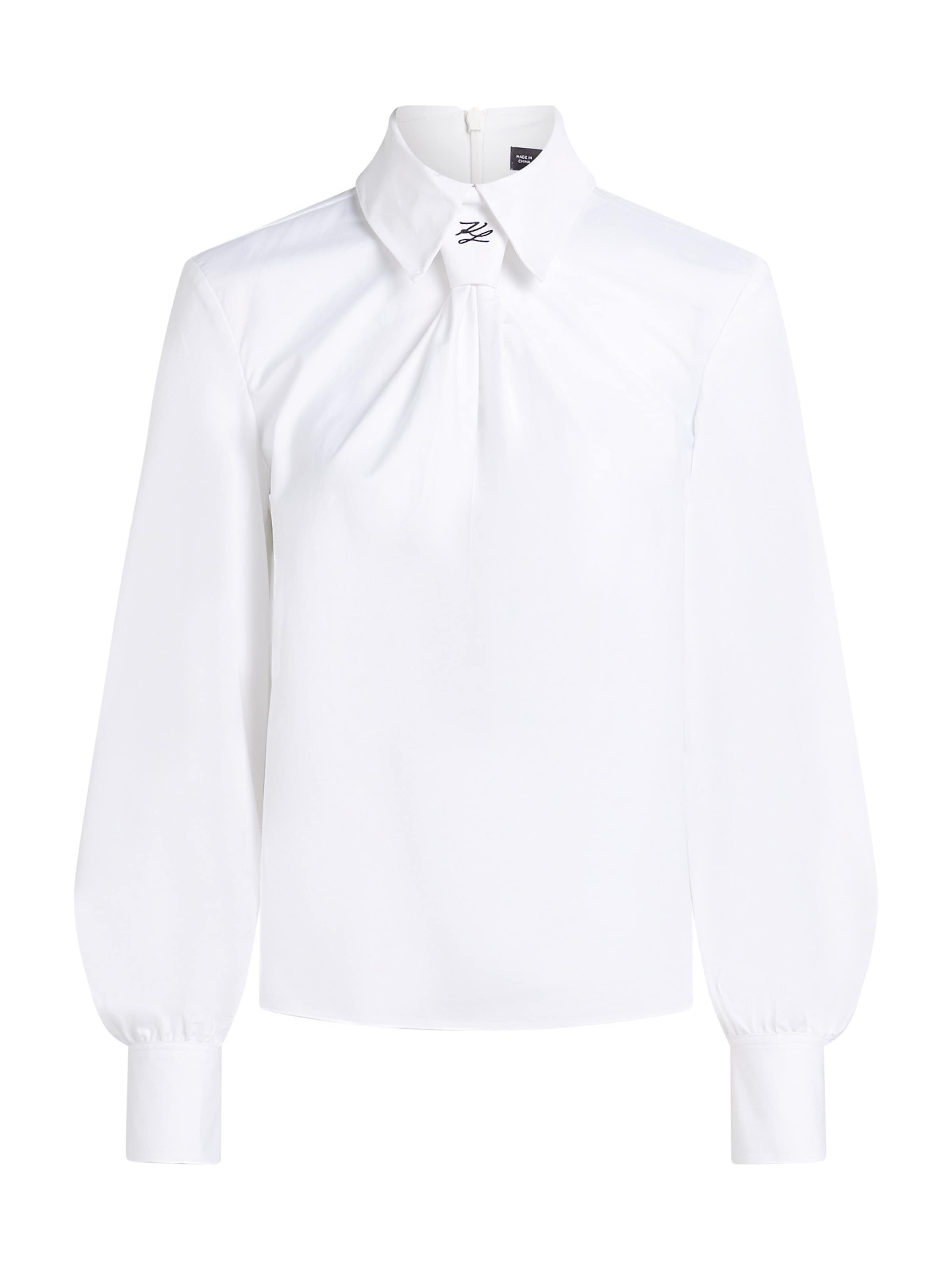 Karl Lagerfeld Bluse in Weiß: Vorderseite
