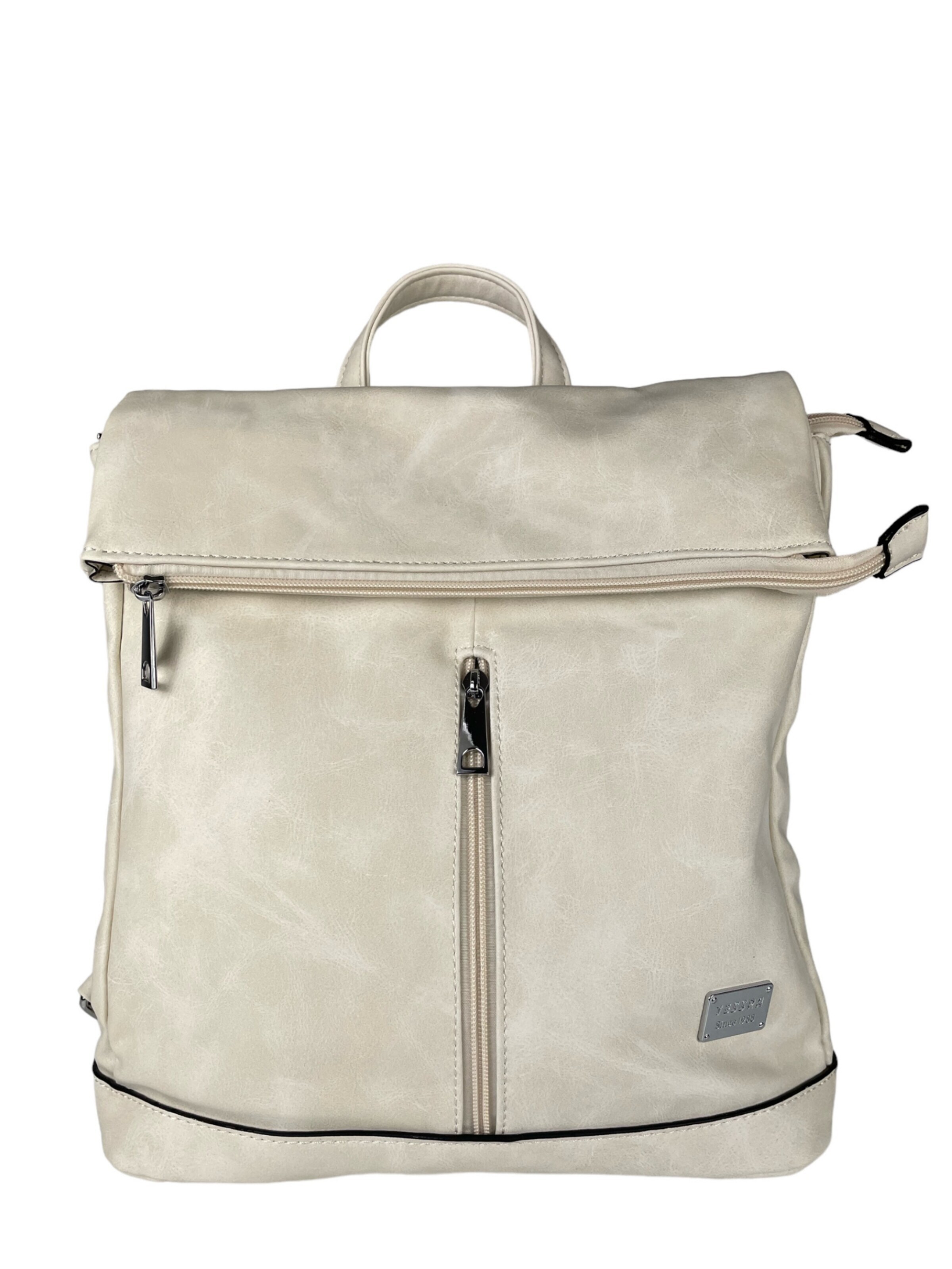 Kumixi Rugzak '2in1 Rucksacktasche' in Beige: voorkant