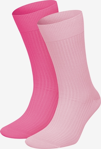 DillySocks Socken in Pink: Vorderseite