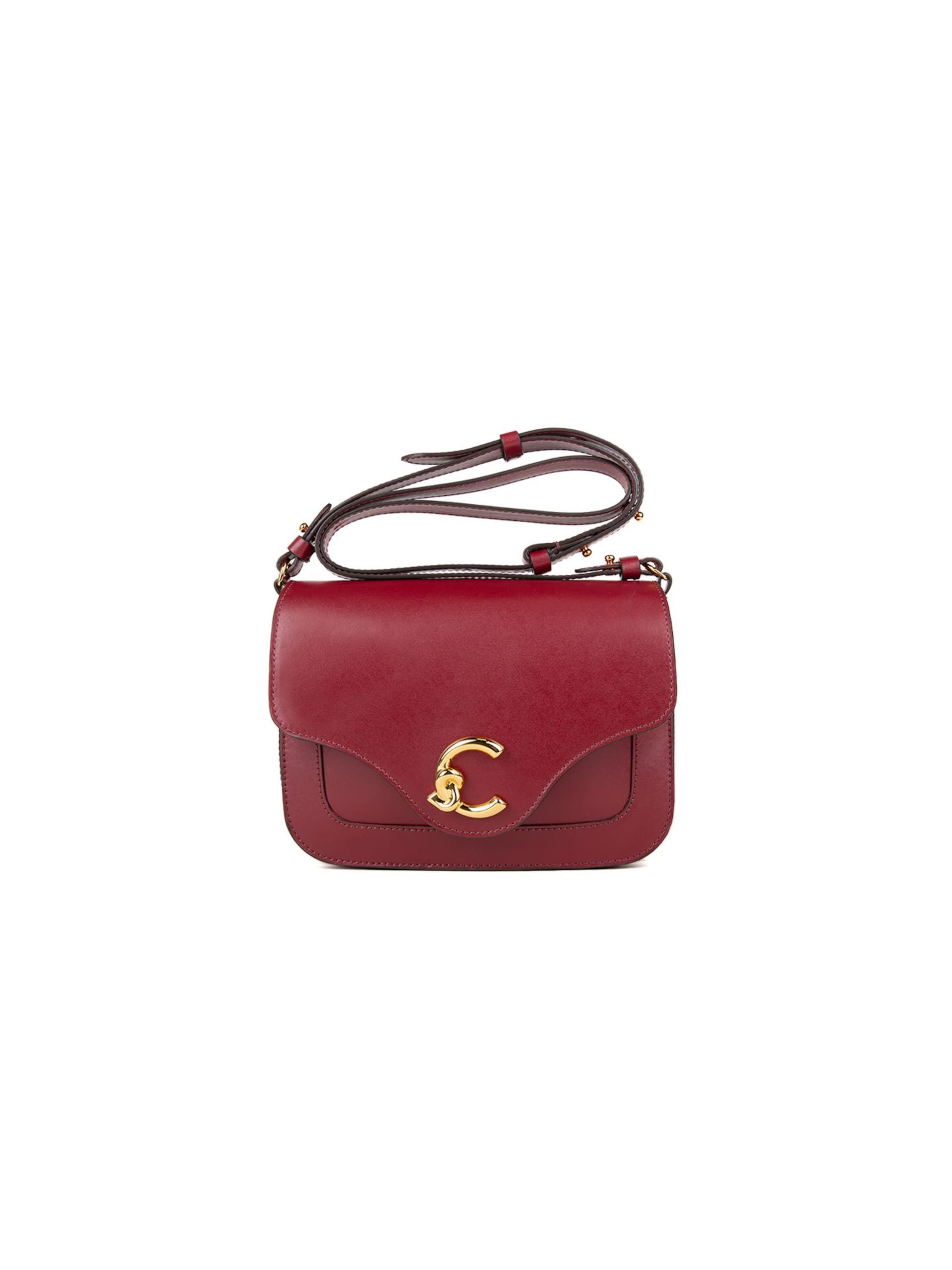 Sac à bandoulière 'Coccinelle C-Me Calf Handbag Calf Smooth Leather' Coccinelle en rouge : devant