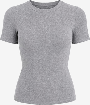 ARMIEMajica 'The Petra T-shirt - Light Grey Melange' - siva boja: prednji dio