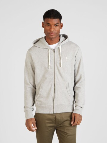 Polo Ralph Lauren Sweat jacket in Grey: front