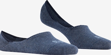 FALKE Ankle Socks 'Step High Cut' in Blue: front