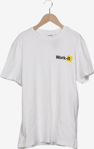 WEEKDAY T-Shirt M in Weiß: Vorderseite