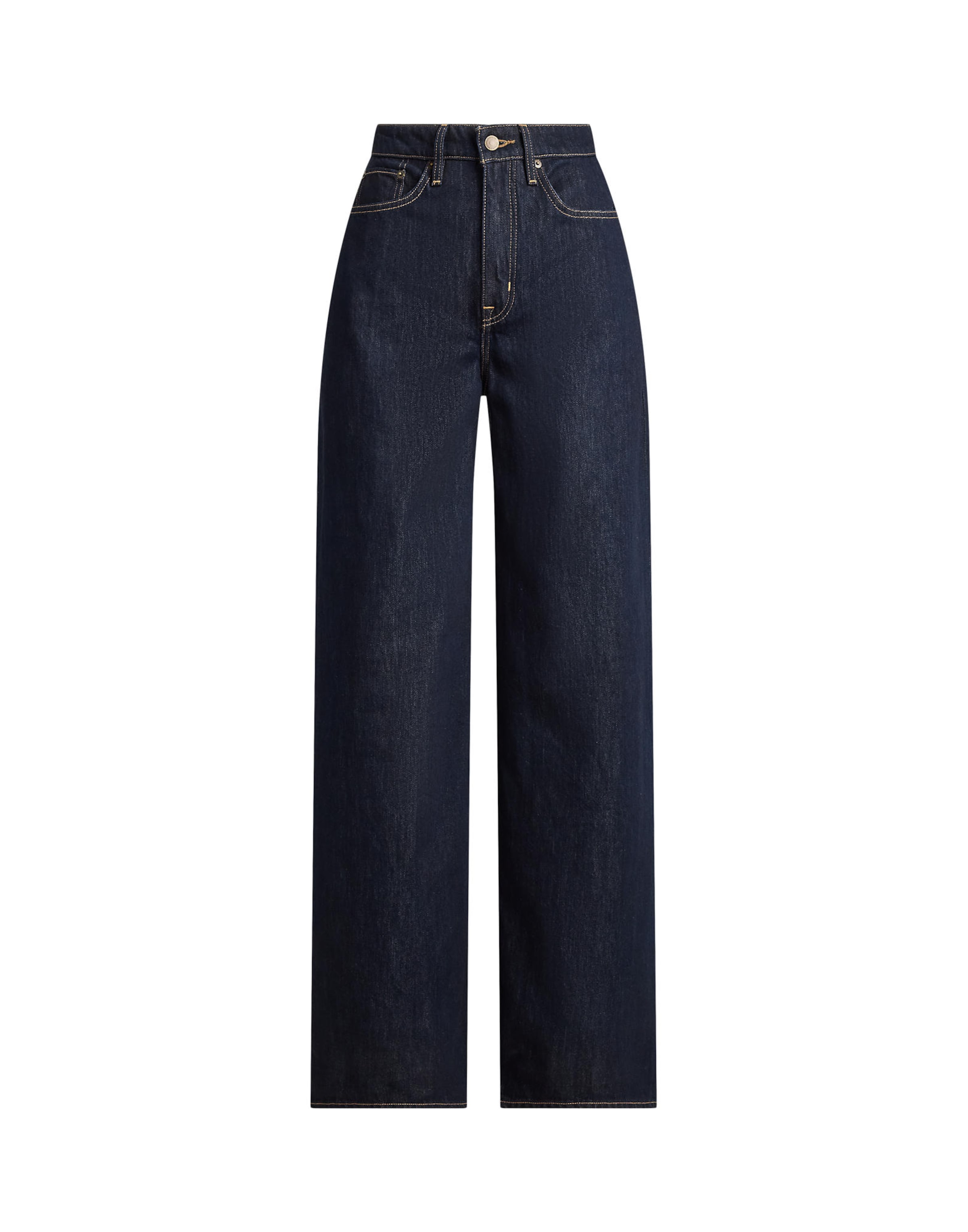 Lauren Ralph Lauren Wide leg Jeans in Blauw: voorkant