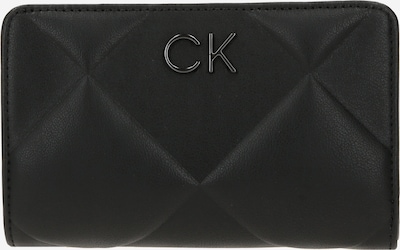 Calvin Klein Porte-monnaies 'RE-LOCK QUILT BIFOLD WALLET' en noir, Vue avec produit