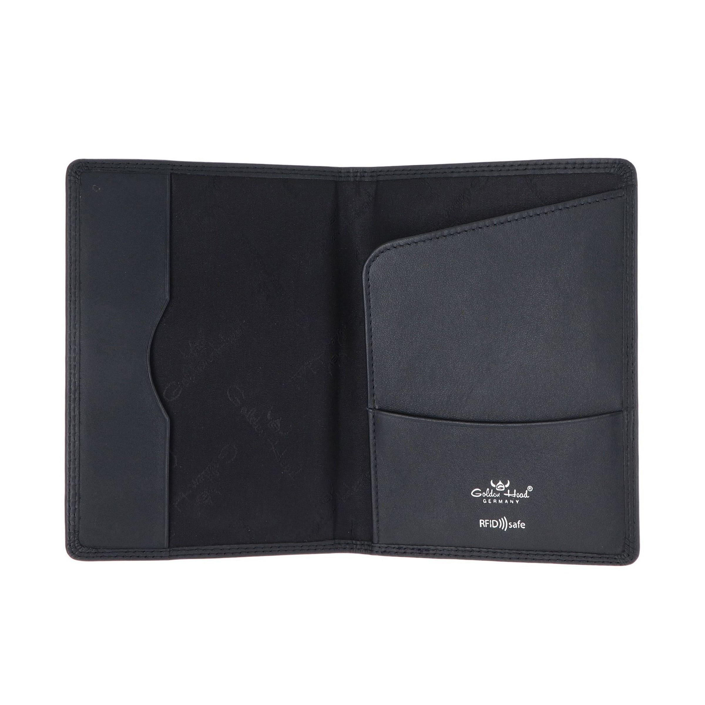 GOLDEN HEAD Wallet 'Polo' in Black