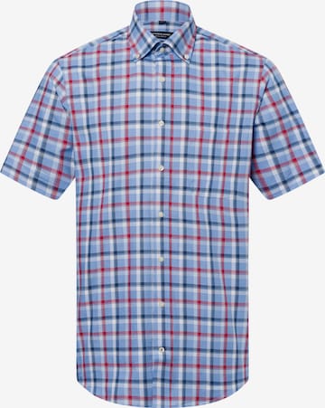 Andrew James Regular Fit Hemd in Blau: Vorderseite