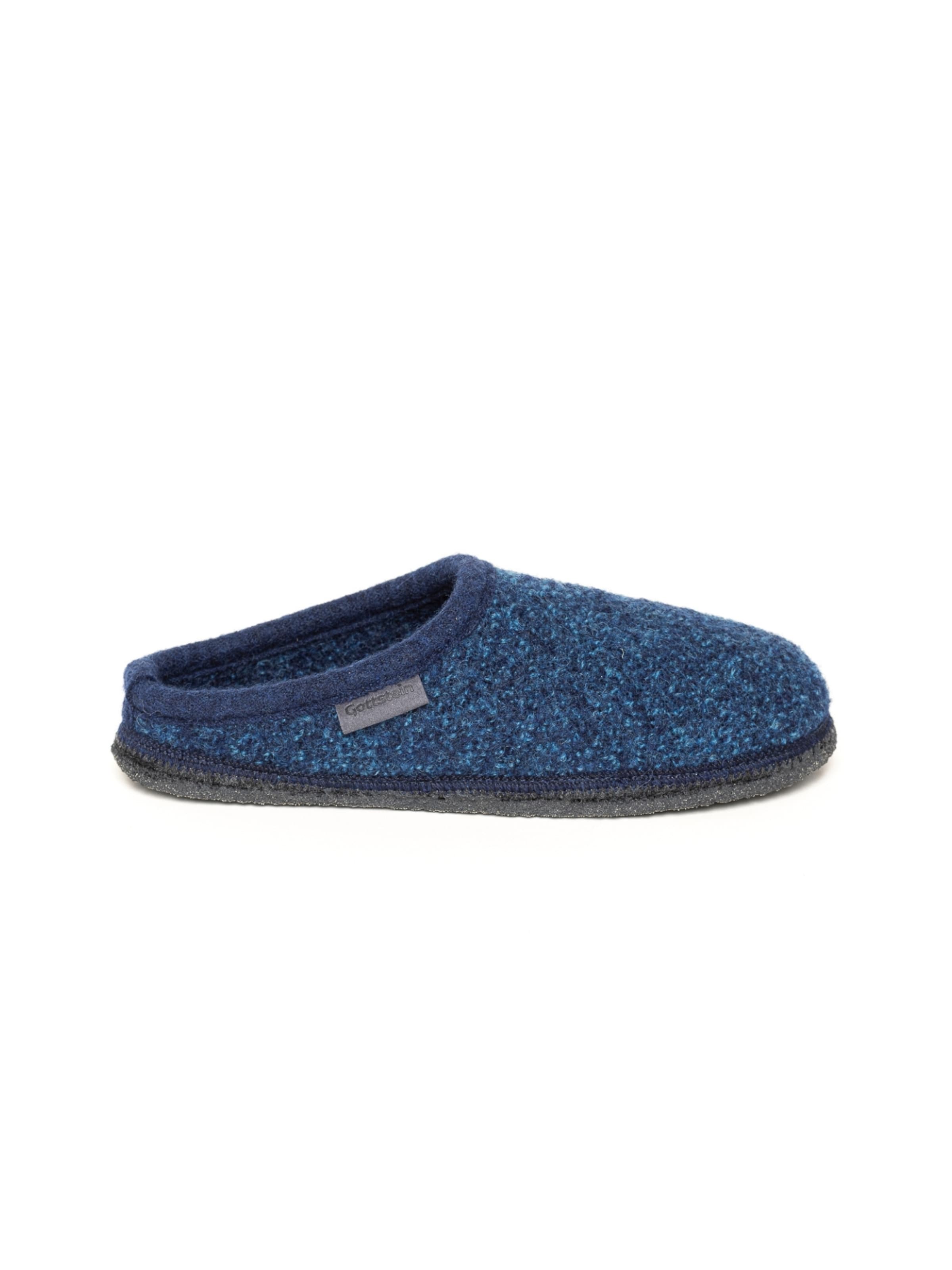 Gottstein Hausschuh 'Walkpantoffel Wool Venture Low'‌‌‌ in Blau