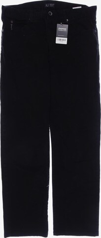 Armani Jeans Stoffhose 34 in Schwarz: predná strana