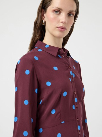 Abito camicia 'YASSAVANNA' di YAS in rosso