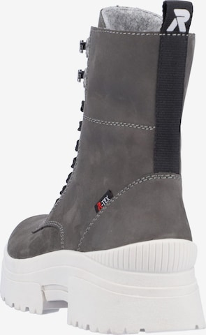 Rieker EVOLUTION Lace-Up Ankle Boots in Grey