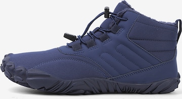 DOTALES Schnürstiefel 'DOTALES - TrekStep Barfußschuhe' in Blau: Vorderseite
