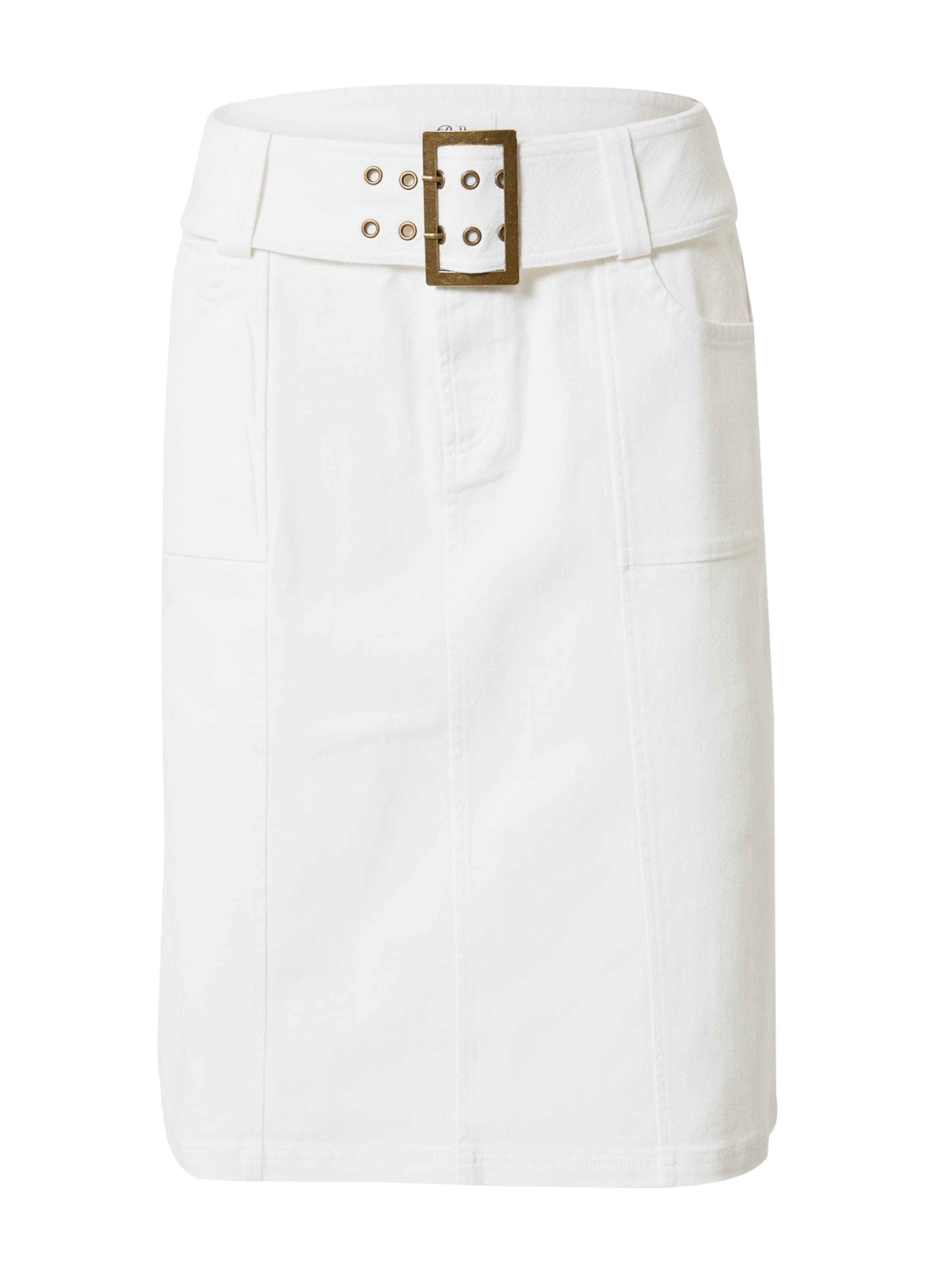Bella x ABOUT YOU Skirt 'Caja' in White: front