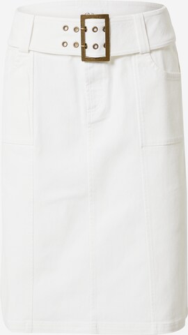 Bella x ABOUT YOU Skirt 'Caja' in White: front