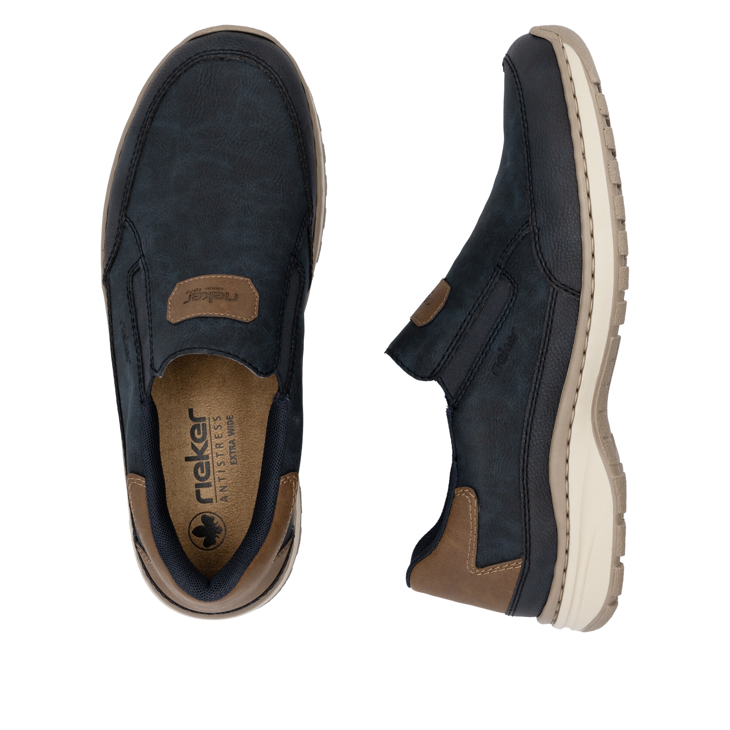 Rieker Classic Flats in Blue