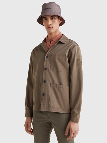 TOMMY HILFIGER Regular fit Button Up Shirt in Brown: front
