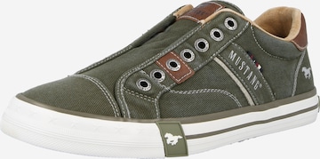 MUSTANG Nizke superge | zelena barva: sprednja stran
