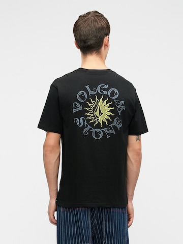 Maglietta 'SUNSHINER' di Volcom in nero: frontale