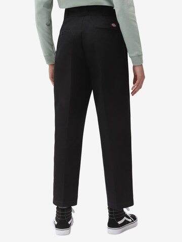 Regular Pantalon à plis '874 Cropped' DICKIES en noir