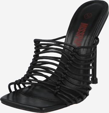 Misspap - Sapatos de salto em preto: frente