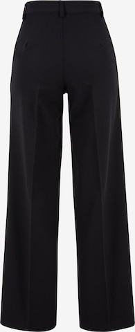 Urban Classics Wide leg Pleat-Front Pants in Black