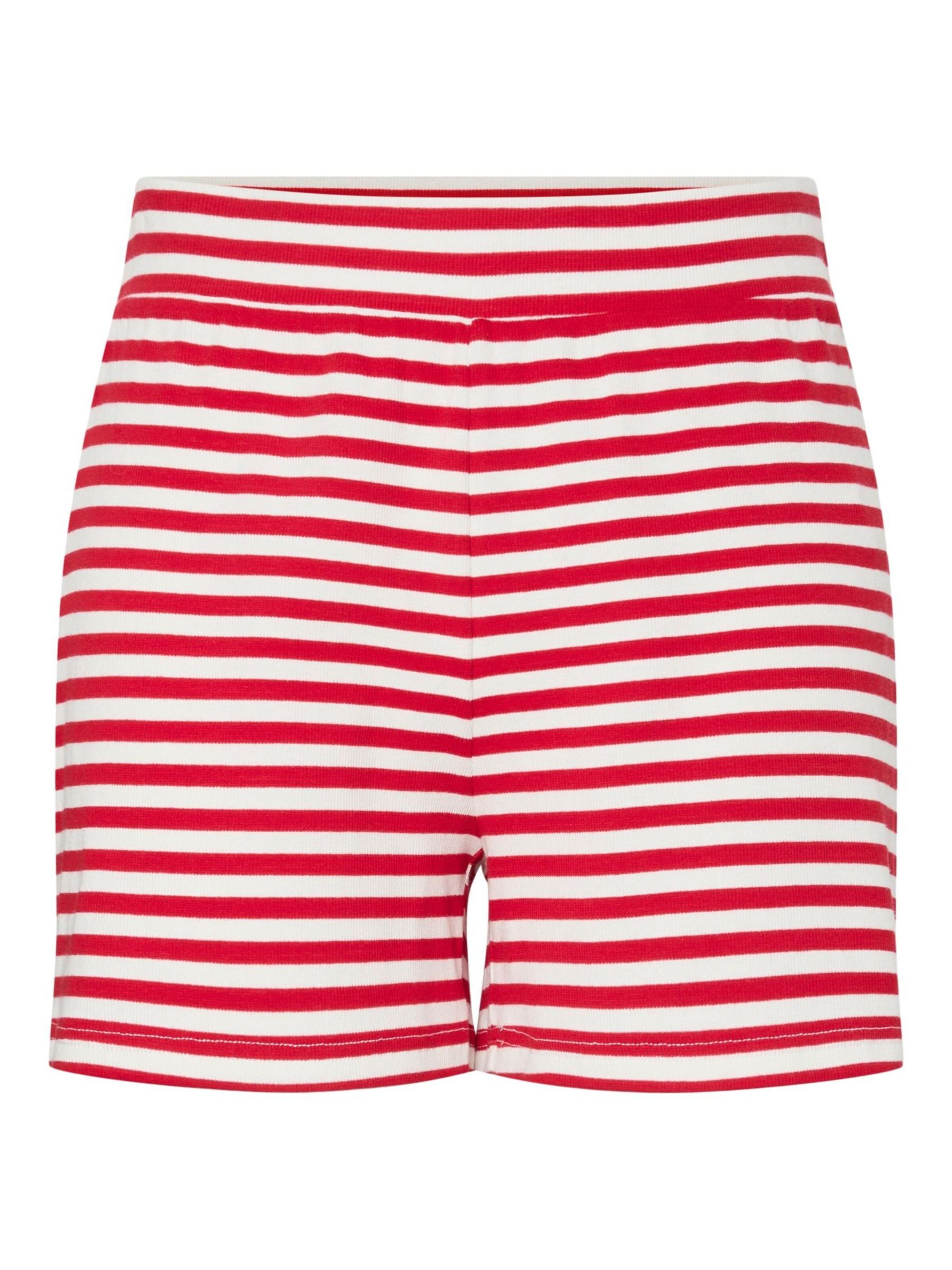 Pantalon 'PCDonna' PIECES en rouge : devant