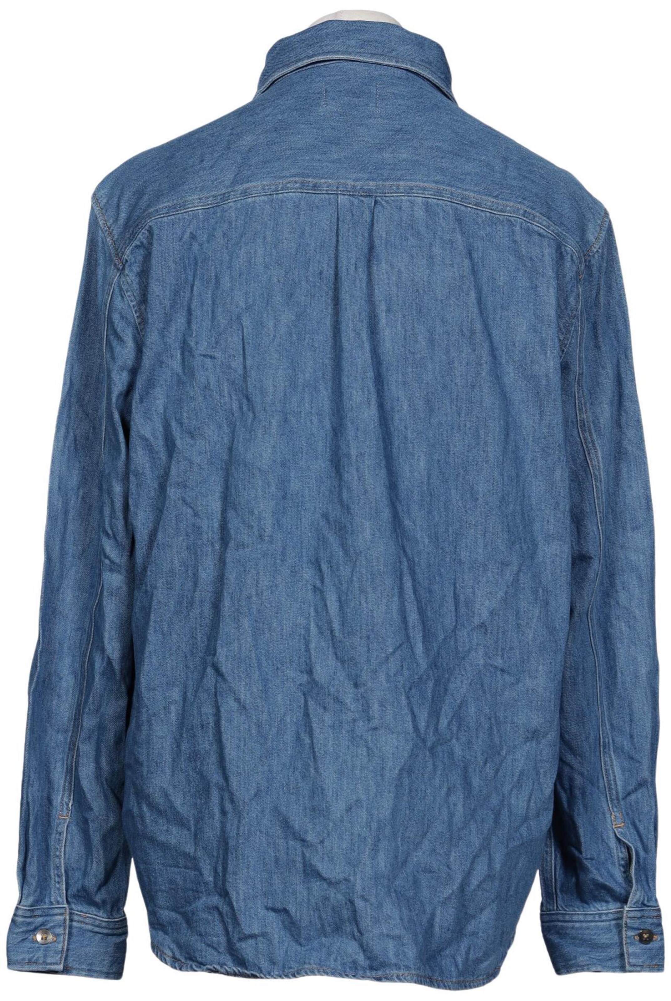 MUD Jeans Button Up Shirt in M in Blue